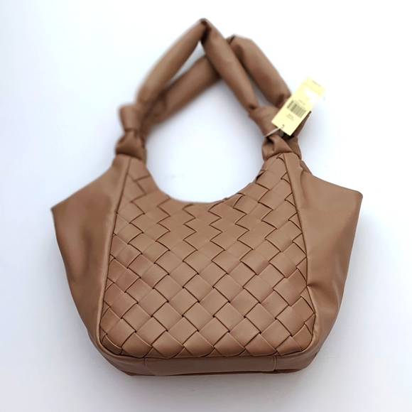 Collection XIIX Bags Nwt Collection Xiix Tan Braided Tote Bag